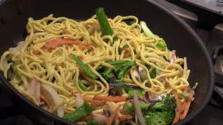 Simple and Easy Stir Fry Vegetables Noodlesvegan [upl. by Garfinkel]