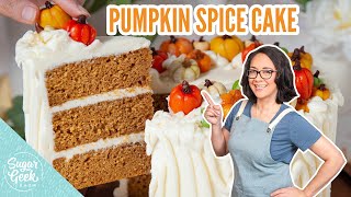 The BEST Pumpkin Spice Cake Recipe [upl. by Nate93]