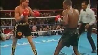 Boxing  Sugar Ray Leonard vs Donny Lalonde 1988 [upl. by Anidnamra962]