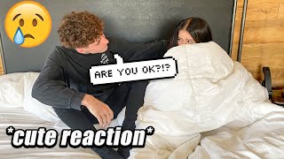 Nightmare Prank on Boyfriend CUTE REACTION [upl. by Ail]