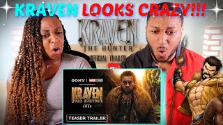 quotKRAVEN THE HUNTERquot Official Trailer REACTION [upl. by Yemrej]