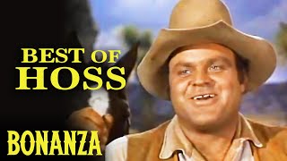 BEST of Hoss Cartwright Dan Blocker  Bonanza  Western [upl. by Ilene648]