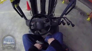 How To OperateDrive a Forklift  GOPRO 1080p  Forklift Training Point Of View From The Operator [upl. by Innob]