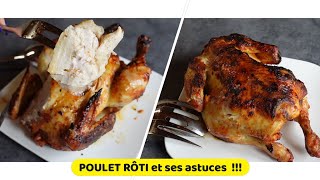 Poulet rôti au four CROUSTILLANT et FACİLE [upl. by Flam663]