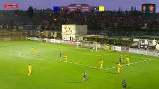 SENIOR CUP 14 FINAL  Mansfield Town FC 1v0 Basford United  300322 [upl. by Elfie]