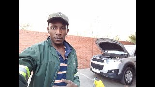 Chevrolet Captiva 24LT Oil change Service [upl. by Lehcor]