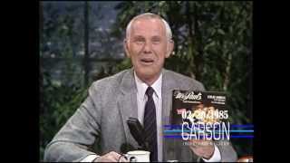 Blooper Johnny Carson Cant Stop Laughing While Welcoming New Sponsor [upl. by Llennyl436]