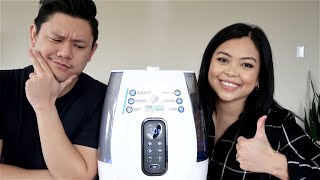 Homedics Humidifier Unboxing and Review [upl. by Nasaj]