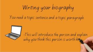 How to write a Biography [upl. by Annirok]