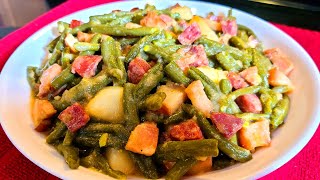 How to make Southern Green beans [upl. by Ardrey]