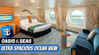 Oasis of the Seas  Ultra Spacious Oceanview Stateroom Tour amp Review 4K  Royal Caribbean Cruise [upl. by Lladnik768]