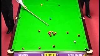 2004 World Snooker Championship SF Ronnie OSullivan vs Stephen Hendry Session 2 BBC [upl. by Lerred156]