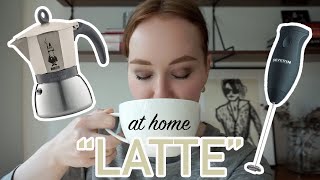 HOW TO MAKE A quotLATTEquot AT HOME moka pot  frother [upl. by Adina]