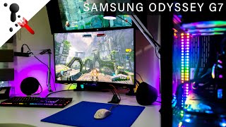 Samsung Odyssey G7 Review  Gaming at 32quot 1440p 240Hz [upl. by Ativahs]