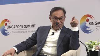 It was painful says Malaysias Anwar on his time in prison  Singapore Summit [upl. by Old]