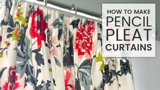 How to Make Pencil Pleat Curtains [upl. by Thay]