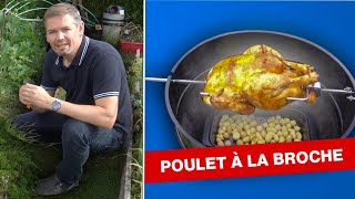 RECETTE  POULET RÔTI A LA BROCHE [upl. by Patnode90]