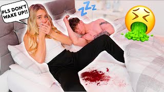 PERIOD PRANK ON BOYFRIEND CUTEST REACTION [upl. by Samoht960]