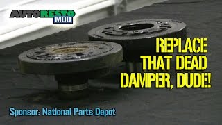 Harmonic damper balancer dampener diagnosis and replacement Episode 272 Autorestomod [upl. by Mor]