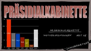 Präsidialkabinette  Weimarer Republik  Flipped Classroom [upl. by Amitaf]