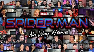 SPIDERMAN NO WAY HOME  Official Teaser Trailer  REACTION MASHUP [upl. by Onirefez]