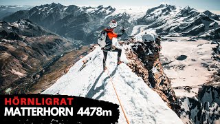 Matterhorn 4478m  HÖRNLIGRAT  In one day from valley to summit  FULL DOCUMENTARY 2020 ENG SUB [upl. by Aneliram456]