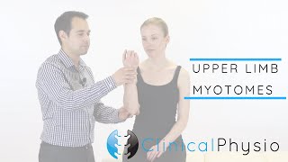 Upper Limb Myotomes  Clinical Physio [upl. by Eberhard]