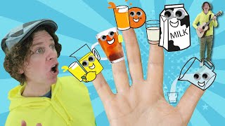 Family Finger Drinks Song  Learn Drink Names  Learn English Kids [upl. by Abana966]