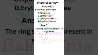 Pharmacognosy Alkaloids 1 [upl. by Nwahser]