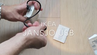 Ikea Jansjö USB lamp [upl. by Anaitat]