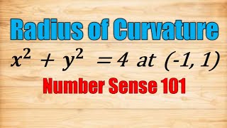 Radius of Curvature  Number Sense 101 [upl. by Rodenhouse]