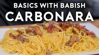 Carbonara  Basics with Babish [upl. by Meehan264]