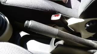 Ford Fiesta Mk6  Handbrake adjustment [upl. by Aneehsat]