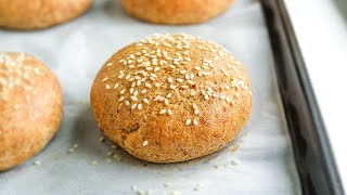 KETO HAMBURGER BUNS  EASY KETO BUNS RECIPE [upl. by Attalanta]