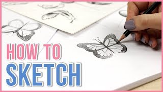 How to Sketch  Sketching Tips for Beginners  Art Journal Thursday Ep 21 [upl. by Yniar]