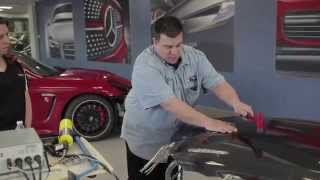 Repairing Aluminum Body Panels With Collision Damage [upl. by Naahs]