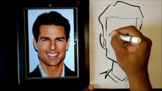 How To Draw A Caricature Using Easy Basic Shapes [upl. by Kaslik]