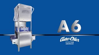 AutoChlor System A6 High Temp Dishwasher Operating Procedures [upl. by Auohs]