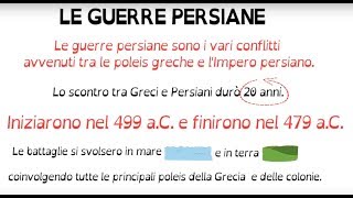 Le guerre persiane Maratona Termopoli e Salamina [upl. by Kumler]