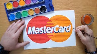 How to draw a MasterCard logo [upl. by Juliano746]