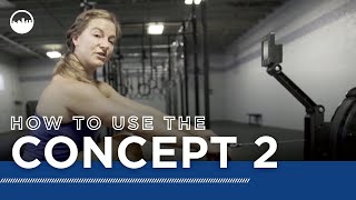 How to use Concept 2 Rowing machine [upl. by Pebrook]