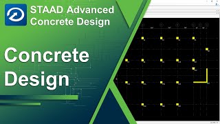 Concrete Design with STAAD Advanced Concrete Design [upl. by Strader]