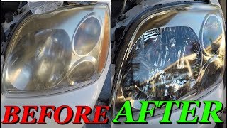 Fastest possible way to restore HEADLIGHTS [upl. by Anelahs]