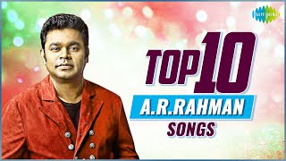 Top 10 AR Rahman Songs  Enna Solla Pogirai  Kadhal Sadugudu  Kaattrae En Vaasal  Swasamae [upl. by Ahsilac]