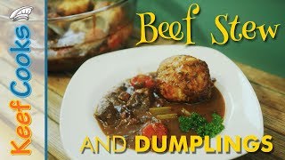 Beef Stew with Dumplings [upl. by Nylirad316]