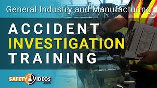 Accident Investigation Training from SafetyVideoscom [upl. by Fidel]