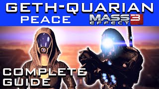 Mass Effect 3  How to Save the Geth and Quarians with Peace STEPBYSTEP GUIDE [upl. by Kelsy44]