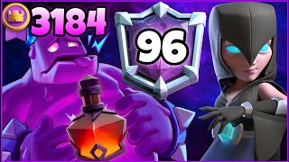 3184🥇 with Elixir Golem Deck [upl. by Iny]