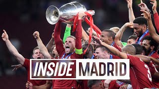 Inside Madrid Tottenham 02 Liverpool  The Reds lift the European Cup [upl. by Jentoft]