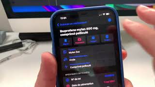 MedicApp iOS Sur iPhone Pharmacie accessible  Scanner vos médicaments créer votre pharmacie [upl. by Dannica608]